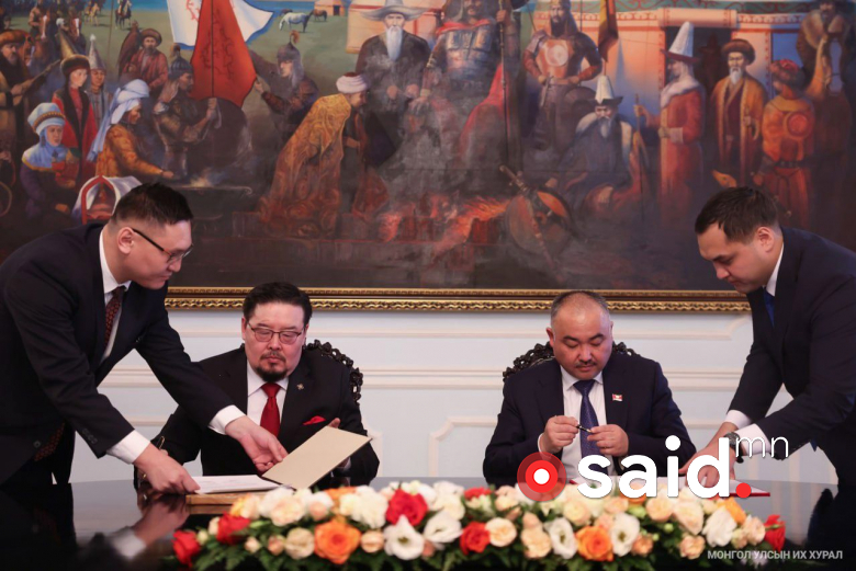 УИХ-ын дарга Г.Занданшатар Бүгд Найрамдах Киргиз Улсын Парламентын дарга Н.Шакиевтай албан ёсны хэлэлцээ хийлээ